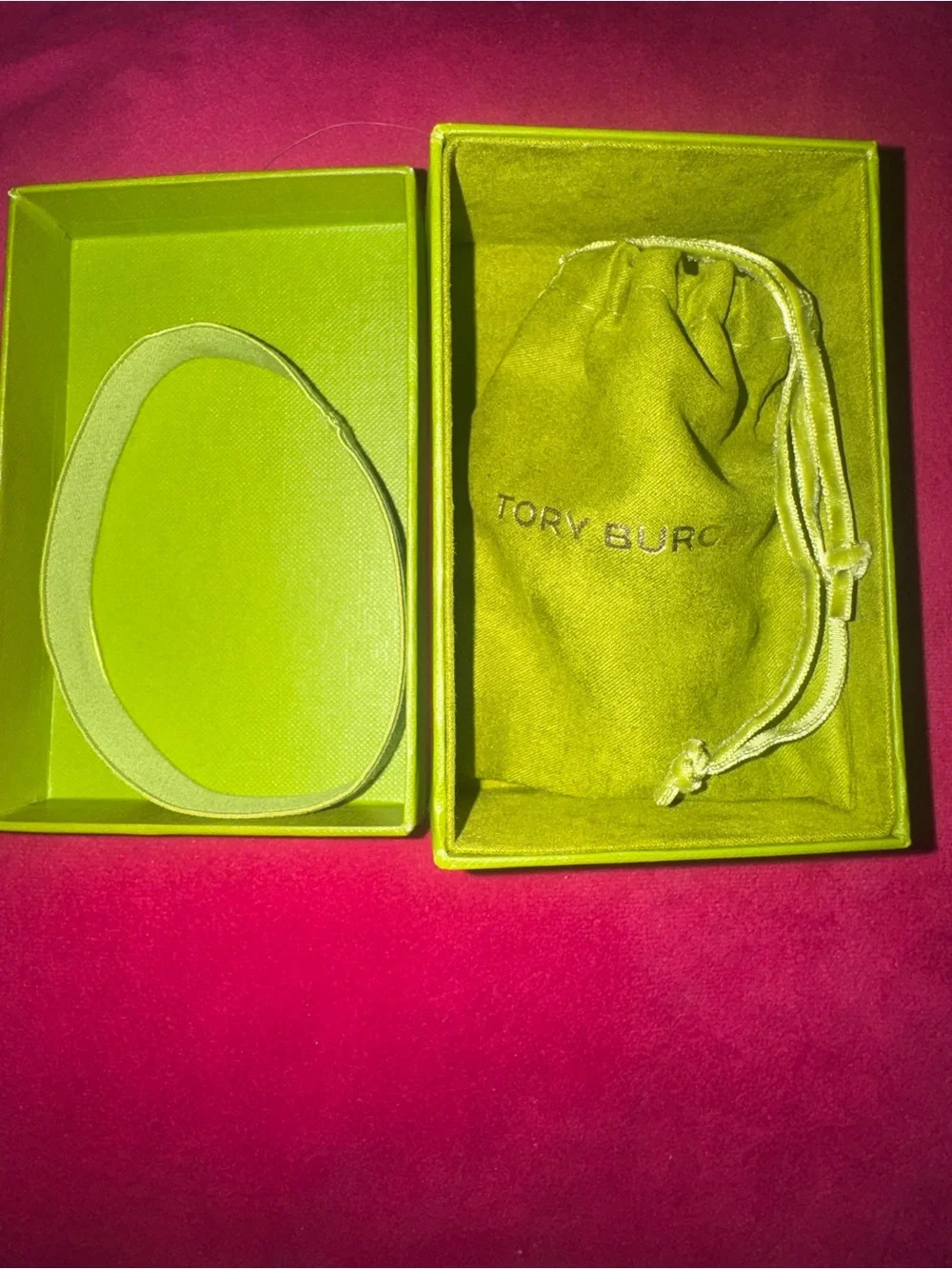 Tory Burch Miller Pavé Huggie Hoop Earrings Gold - New In Box With Dust bag